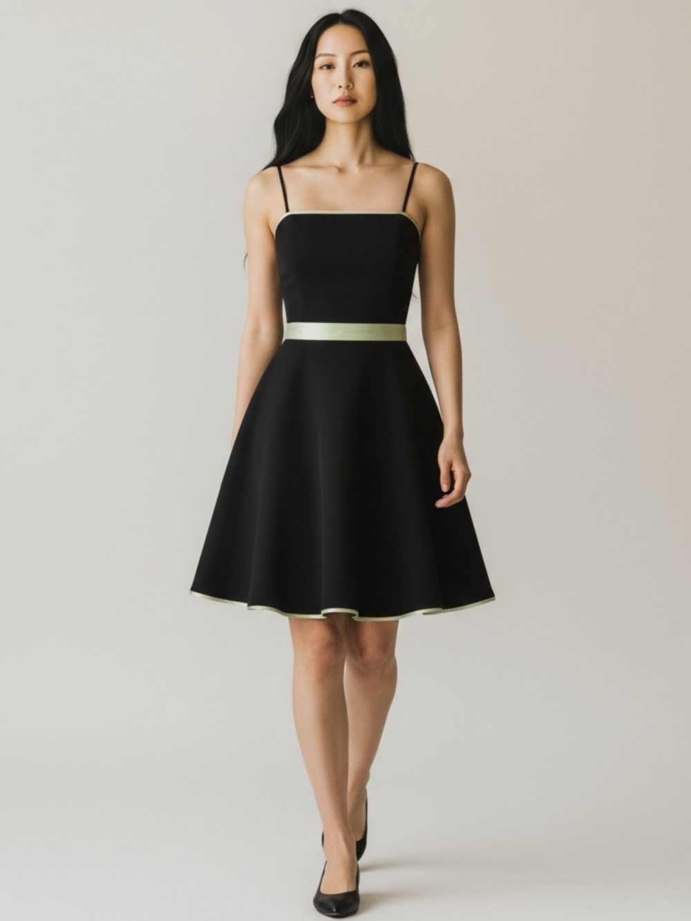 Y2K-era cocktail dress by the brand Steppin' Out